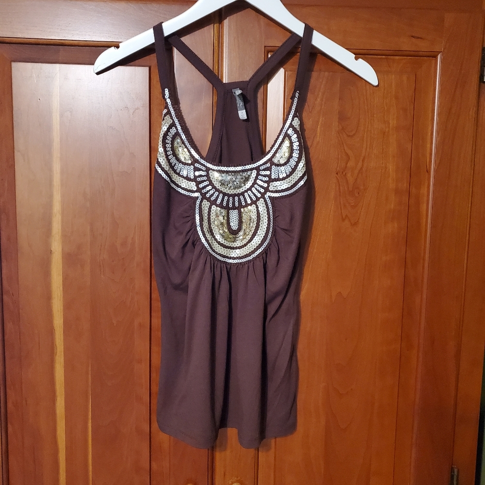 Charlotte Russe boho tank top